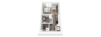 S1 Floor Plan at Link Apartments® H Street, Washington, DC, 20002