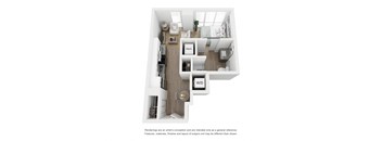 S4A Floor Plan at Link Apartments® H Street, Washington, Washington