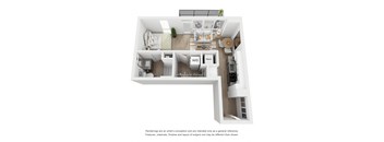 S5 Floor Plan at Link Apartments® H Street, Washington
