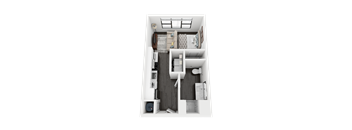 S1A Floor Plan at Link Apartments® Mint Street, North Carolina