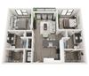 B1 Floor Plan B1 Floor Plan at Link Apartments® Montford, Charlotte, NC, 28209