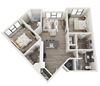 B3 Floor Plan B3 Floor Plan at Link Apartments® Montford, Charlotte