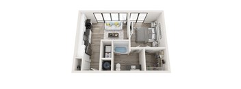 S2_A Floor Plan at Link Apartments® Montford, Charlotte, 28209