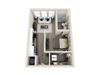 A1 1 Bed 1 Bath Floor 494 Sqft Plan A1 1 Bed 1 Bath Floor 494 Sqft Plan at Link Apartments® Grant Park, Atlanta, 30312