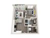 A3 1 Bed 1 Bath 653 Sqft Floor Plan A3 1 Bed 1 Bath 653 Sqft Floor Plan at Link Apartments® Grant Park, Georgia