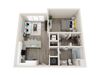 A7 1 Bed 1 Bath 762 Sqft Floor Plan A7 1 Bed 1 Bath 762 Sqft Floor Plan at Link Apartments® Grant Park, Atlanta, GA