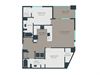 B2-Alt 2 Bed 2 Bath Floor Plan B2-Alt 2 Bed 2 Bath Floor Plan at Link Apartments® Grant Park, Georgia, 30312