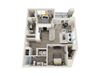 B2-Alt 2 Bed 2 Bath 1085 Sqft Floor Plan B2-Alt 2 Bed 2 Bath 1085 Sqft Floor Plan at Link Apartments® Grant Park, Georgia