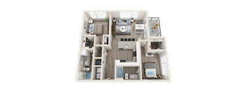 B2 Floor Plan at Link Apartments® Linden, North Carolina
