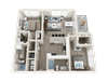 B2 Floor Plan B2 Floor Plan at Link Apartments® Linden, North Carolina