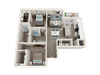 B3 Floor Plan B3 Floor Plan at Link Apartments® Linden, North Carolina, 27517