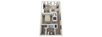 S1 Floor Plan  at Link Apartments® Montford, Charlotte