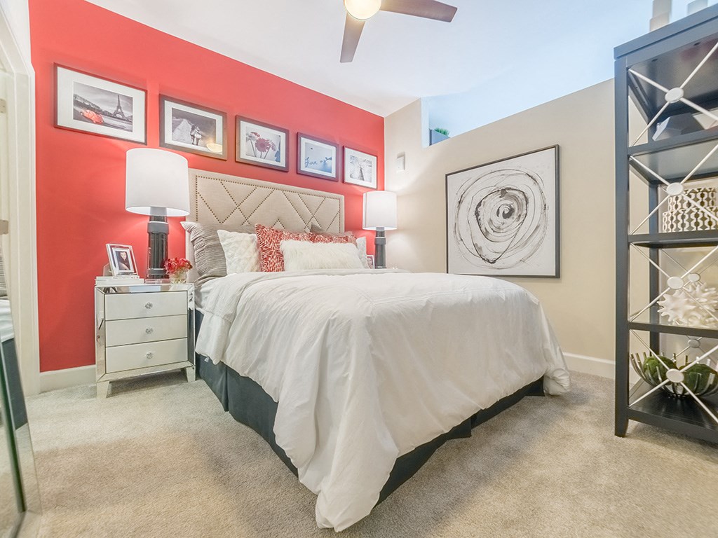 Red Bedroom at Link Apartments® West End, South Carolina