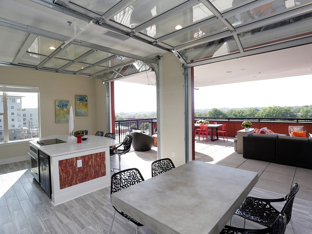 Inside-Rooftop-Deck at Link Apartments® West End, Greenville