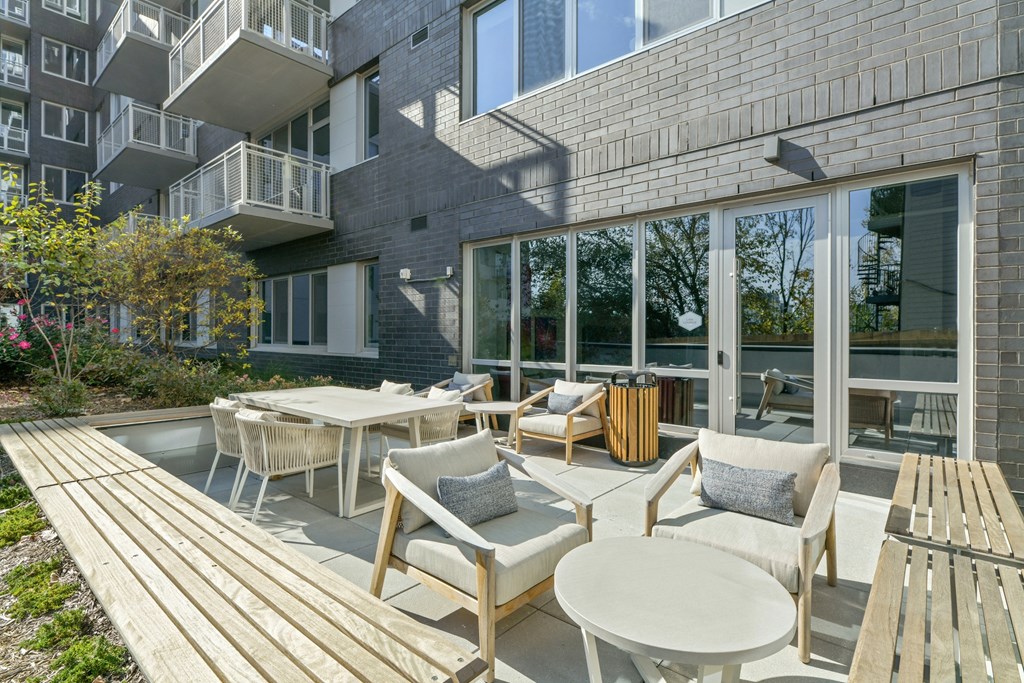 Outdoor Lounge at Link Apartments® H Street, Washington, DC, 20002