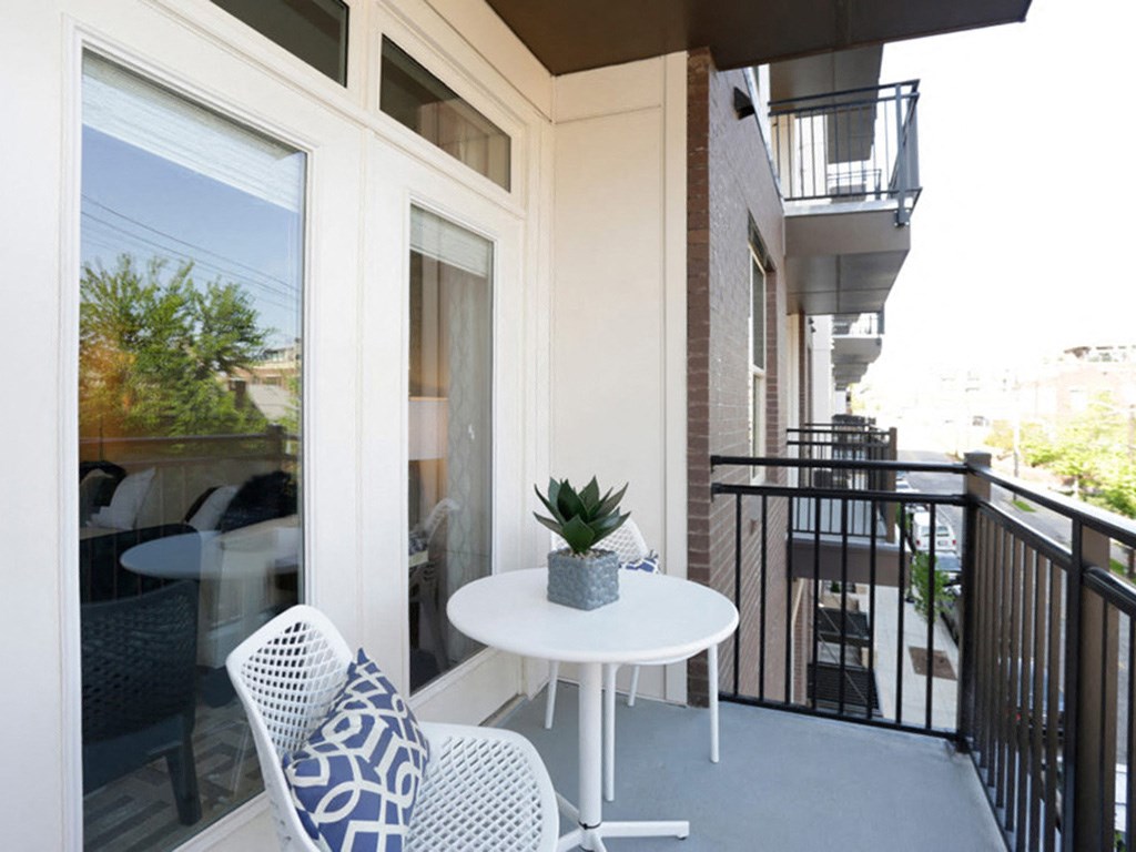 Balcony And Patio at Link Apartments® West End, Greenville, SC