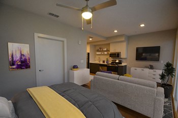 Studio Kitchen and Living View Studio Apartment with Kitchen and Living Room at The Georgia & The Leonard, Atlanta, 30312 - Photo Gallery 4
