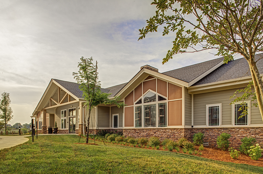 Exteriors Large Resident Clubhouse at LangTree Lake Norman Apartments, North Carolina, 28117