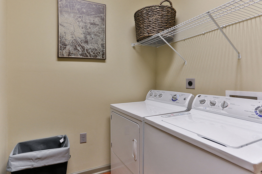 Interiors Washer and Dryer at LangTree Lake Norman Apartments, North Carolina