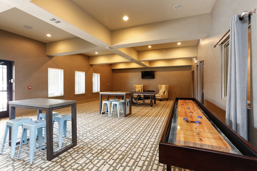 Game Room at LangTree Lake Norman Apartments, Mooresville