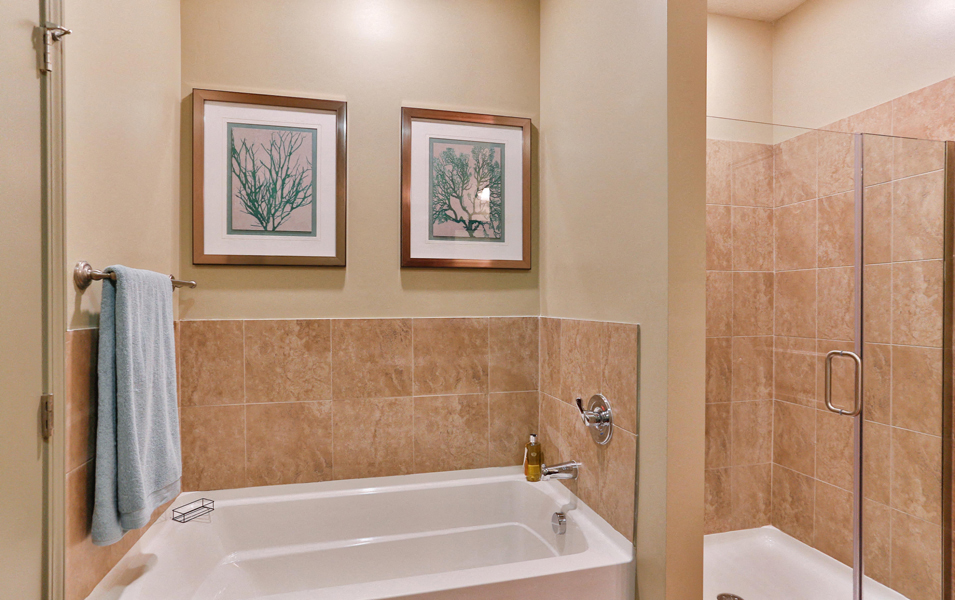 Interiors Spacious Bathrooms at LangTree Lake Norman Apartments, Mooresville, 28117
