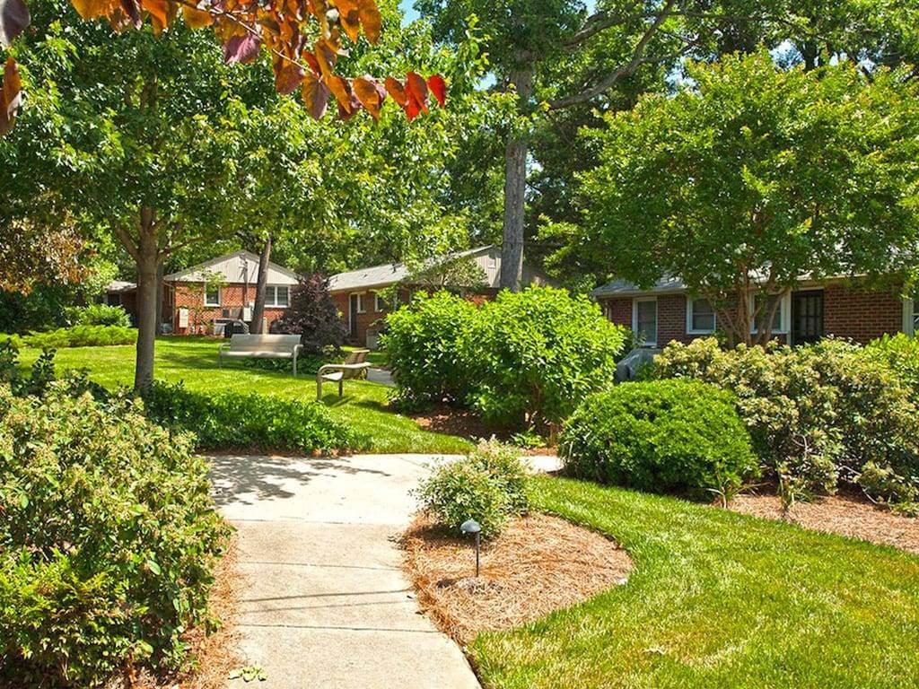 Green Space Walking Trails at Glen Lennox Apartments, Chapel Hill, NC