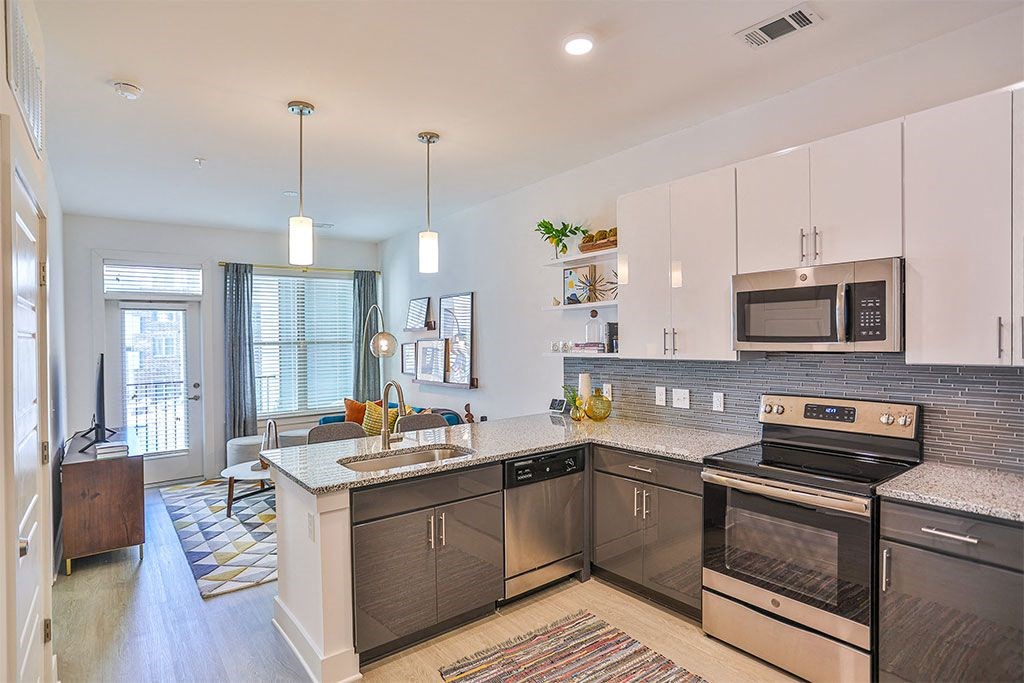 Model Kitchen at Link Apartments® Montford, Charlotte