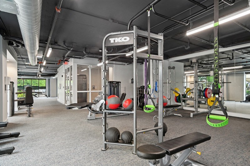 Fitness Center at Link Apartments® Montford, North Carolina, 28209