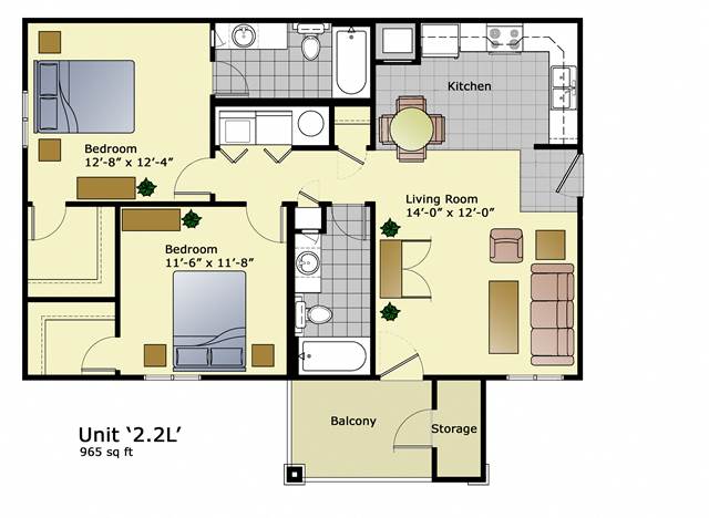 1-bedroom apartment at Grandview Meadows Apartments in Longmont, CO