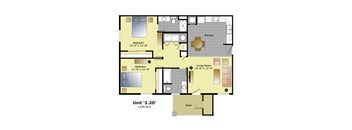 a floor plan of a house for rent