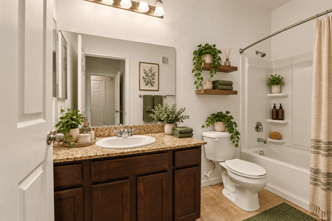 A bathroom with a white toilet and a sink.