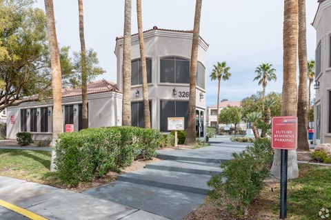 Leasing Office Exterior View at Cheyenne Villas, North Las Vegas, NV, 89032