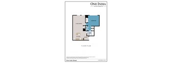 a floor plan of one apartments floor plan