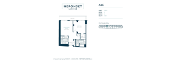 A drawing of a floor plan for a property by Nepsonet Landing.