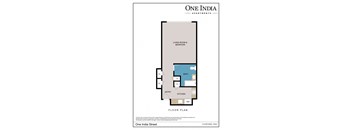 a floor plan of a one apartments floor plan