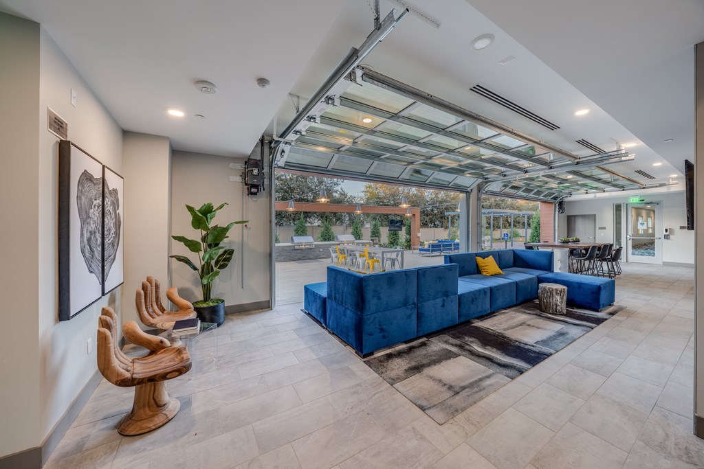 community clubhouse and lounge area at Ladera