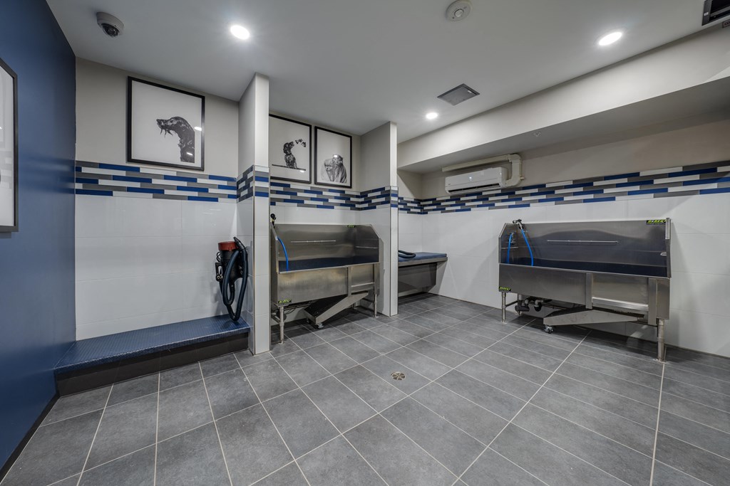 pet wash station at Ladera