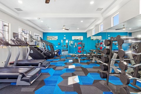 fitness center at Tribeca North