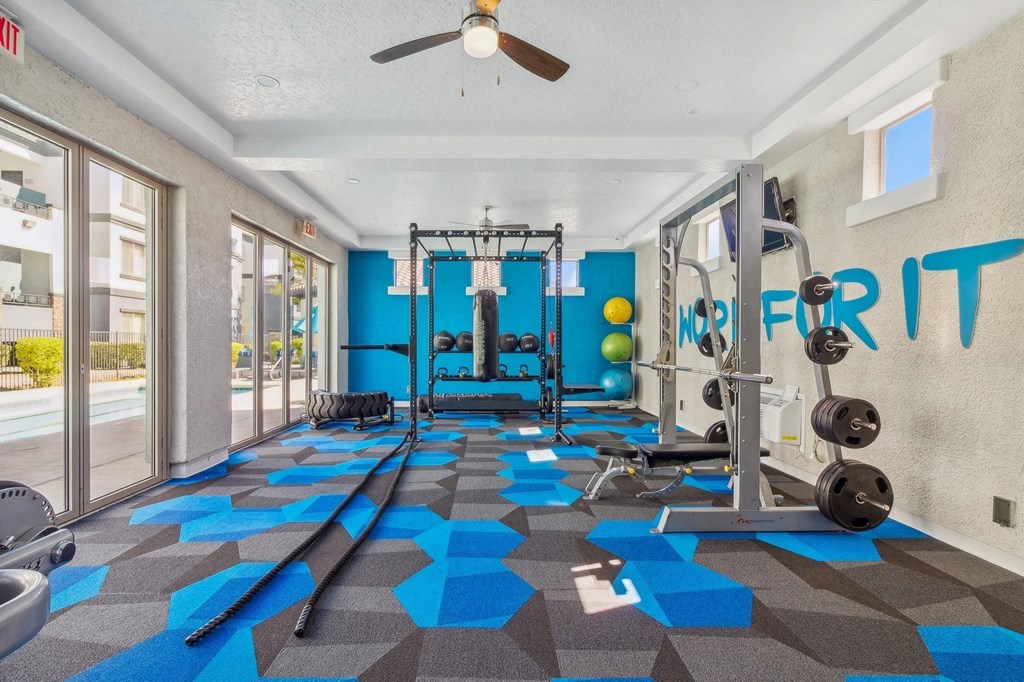 fitness center at Tribeca North