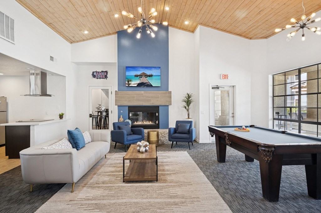 Resident social lounge