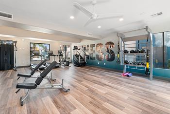 Fitness center at Sonoran Apartment Homes