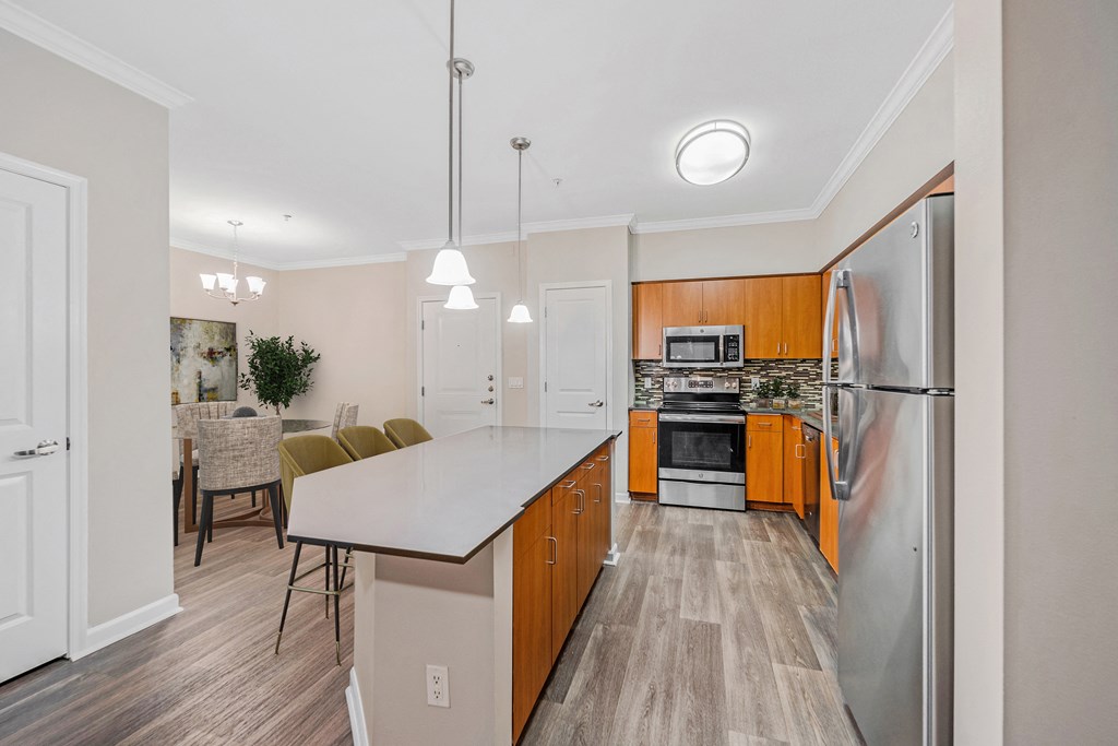 Dining space at Beaumont Apartments