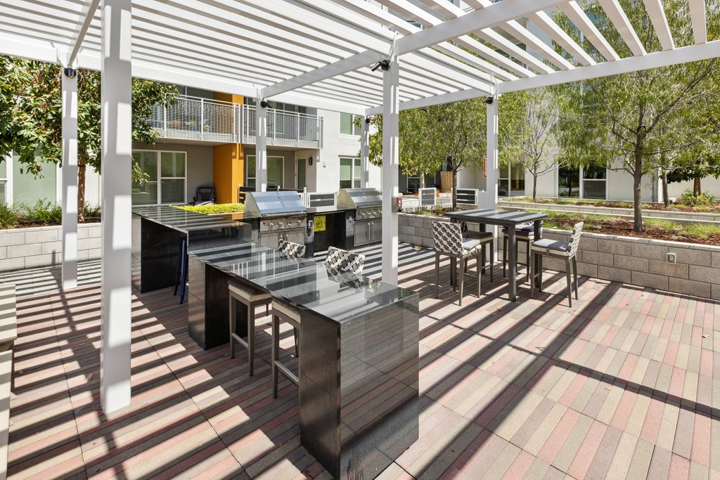 Barbecue pavilion at The Platform Urban Apartments