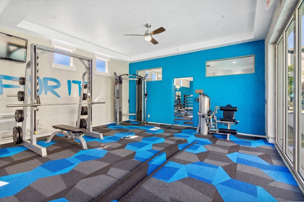 fitness center at Tribeca North