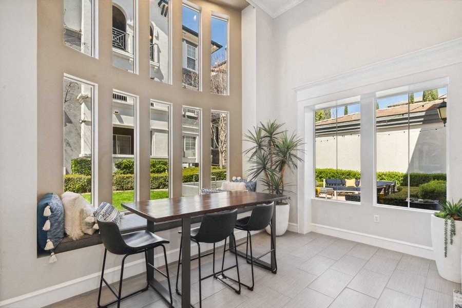 Sunlit Lounge at Victoria Arbors Apartment Homes