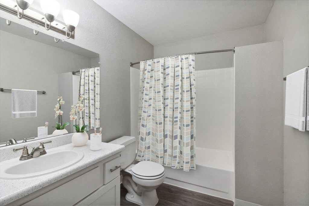 modern and spacious bathroom