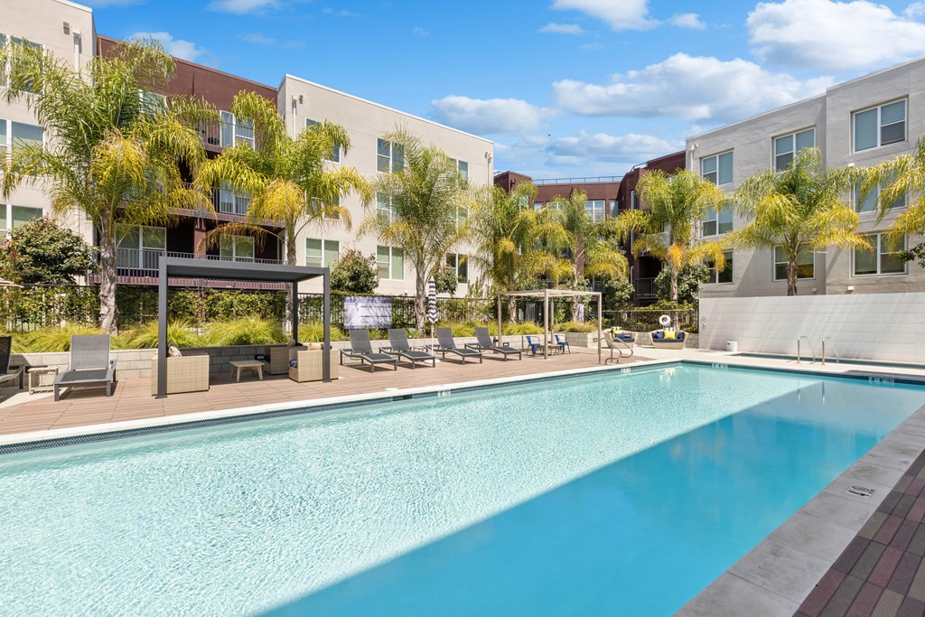 Sparkling Pool at The Platform Urban Apartments