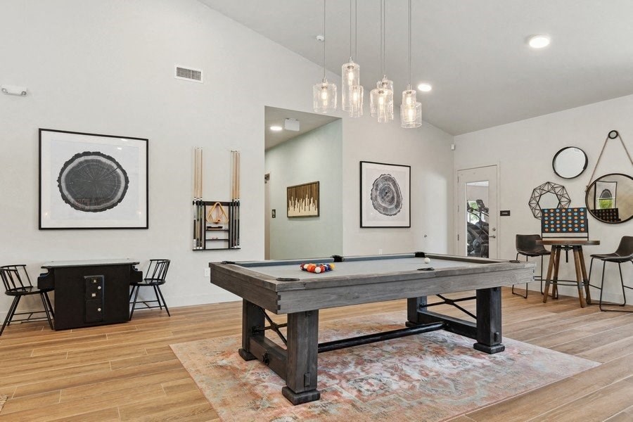 Pool table at Hearth