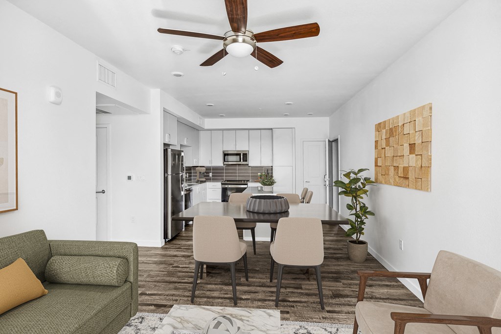 Open floor plan at Brix 325 Apartments