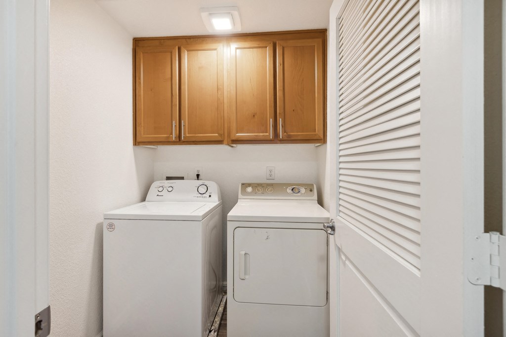In home washer and dryer at Caviata at Kiley Ranch